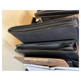 Assorted Office Binders and Clipboards in Box