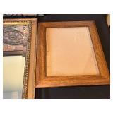 Set of Framed Wall Art with Decorative Mirrors and Empty Frame