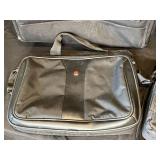 Lot of Travel Bags - Kirkland Luggage, SwissGear Laptop Bag, and MOBILIT Cases