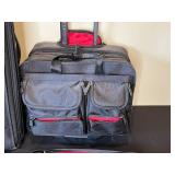 Lot of Travel Bags - Kirkland Luggage, SwissGear Laptop Bag, and MOBILIT Cases