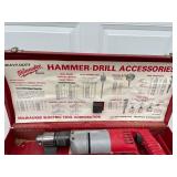 Milwaukee Heavy-Duty 1/2" Hammer Drill with Accessories and Case