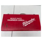 Milwaukee Heavy-Duty 1/2" Hammer Drill with Accessories and Case