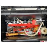 Comprehensive Plumbing Tool/Accessories Set with Tool Box