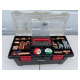 Comprehensive Plumbing Tool/Accessories Set with Tool Box