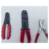 Assorted Crimping Tools and Wire Strippers Lot