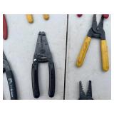 Assorted Crimping Tools and Wire Strippers Lot