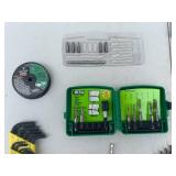 Assorted Hand Tools and Drill Bit Sets