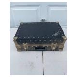 Assorted Hand Tools and Black Metal Tool Box
