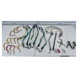 Lot of Bungee Cords, Hooks, Clamps, and Hardware