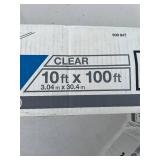 HDX Clear Plastic Sheeting 4 mil