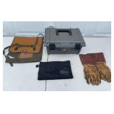 Various Tool Storage and Work Gear Lot