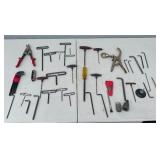 Assorted Hand Tools and Hex Key Set