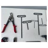 Assorted Hand Tools and Hex Key Set