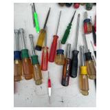Assorted Hand Tools and Screwdrivers Lot