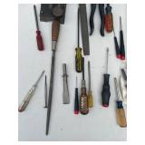 Assorted Hand Tools and Screwdrivers Lot