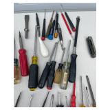 Assorted Hand Tools and Screwdrivers Lot