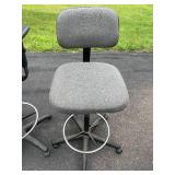 Lot of 3 Office Chairs - Adjustable Height with Armrests