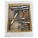 Assorted Machinist Taps, Dies, Reamers, and Thread Repair Tools