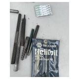Assorted Machinist Taps, Dies, Reamers, and Thread Repair Tools