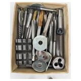 Assorted Machinist Taps, Dies, Reamers, and Thread Repair Tools