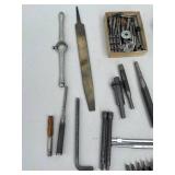 Assorted Machinist Taps, Dies, Reamers, and Thread Repair Tools