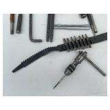 Assorted Machinist Taps, Dies, Reamers, and Thread Repair Tools