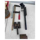 Assorted Lathe Accessories and Clamps Lot