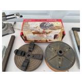 Assorted Lathe Accessories and Clamps Lot