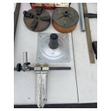 Assorted Lathe Accessories and Clamps Lot