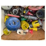 Assorted Drill Bits and Hole Saws