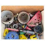 Assorted Drill Bits and Hole Saws