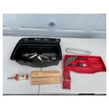 Assorted Drilling and Attachment Tools with Storage Box