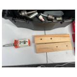 Assorted Drilling and Attachment Tools with Storage Box