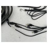 Assortment of Extension Cords and Bungee Cords