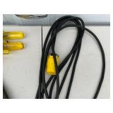 Lot of Bondhus Hex Tools, Grease Gun, and Extension Cords