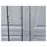 Lot of 5 Vintage Fishing Rods with Reels