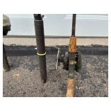 Lot of 5 Vintage Fishing Rods with Reels