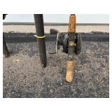 Lot of 5 Vintage Fishing Rods with Reels