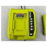 Ryobi 40V Lithium Battery Charger and Battery