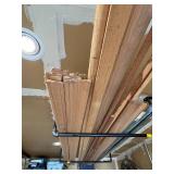 Assorted Hardwood Trim and Molding Pieces