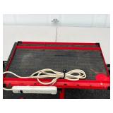 Heavy Duty Adjustable Rolling Workbench with Power Strip