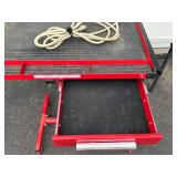 Heavy Duty Adjustable Rolling Workbench with Power Strip