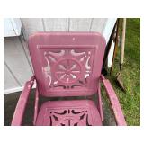Pair of Vintage Metal Patio Chairs