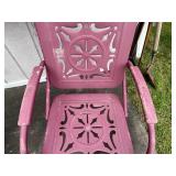 Pair of Vintage Metal Patio Chairs