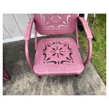 Pair of Vintage Metal Patio Chairs