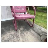 Pair of Vintage Metal Patio Chairs
