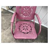 Pair of Vintage Metal Patio Chairs