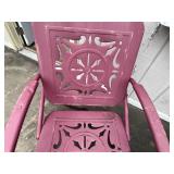Pair of Vintage Metal Patio Chairs