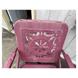 Pair of Vintage Metal Patio Chairs