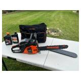 Remington 51cc 18-Inch Gas Chainsaw with PowerCare Bag and Oil